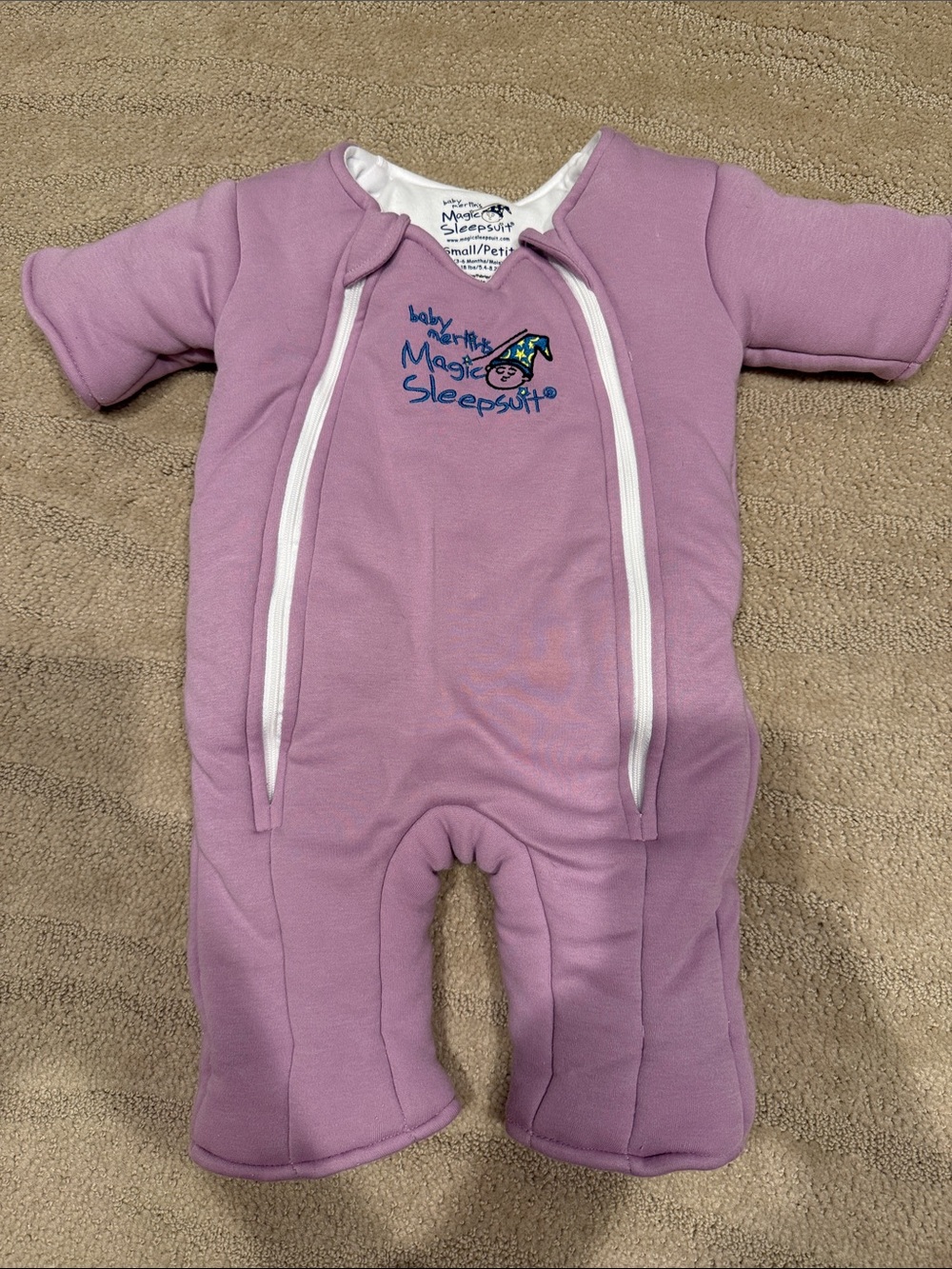 Baby Merlin's Magic Sleepsuit™ Cozy Purple Sleep Sack - Small